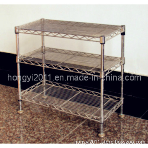 Chrome Wire Mesh Shelf